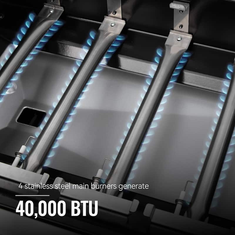 Royal Gourmet 5-Burner Gas Grill with Sear Burner and Side Burner