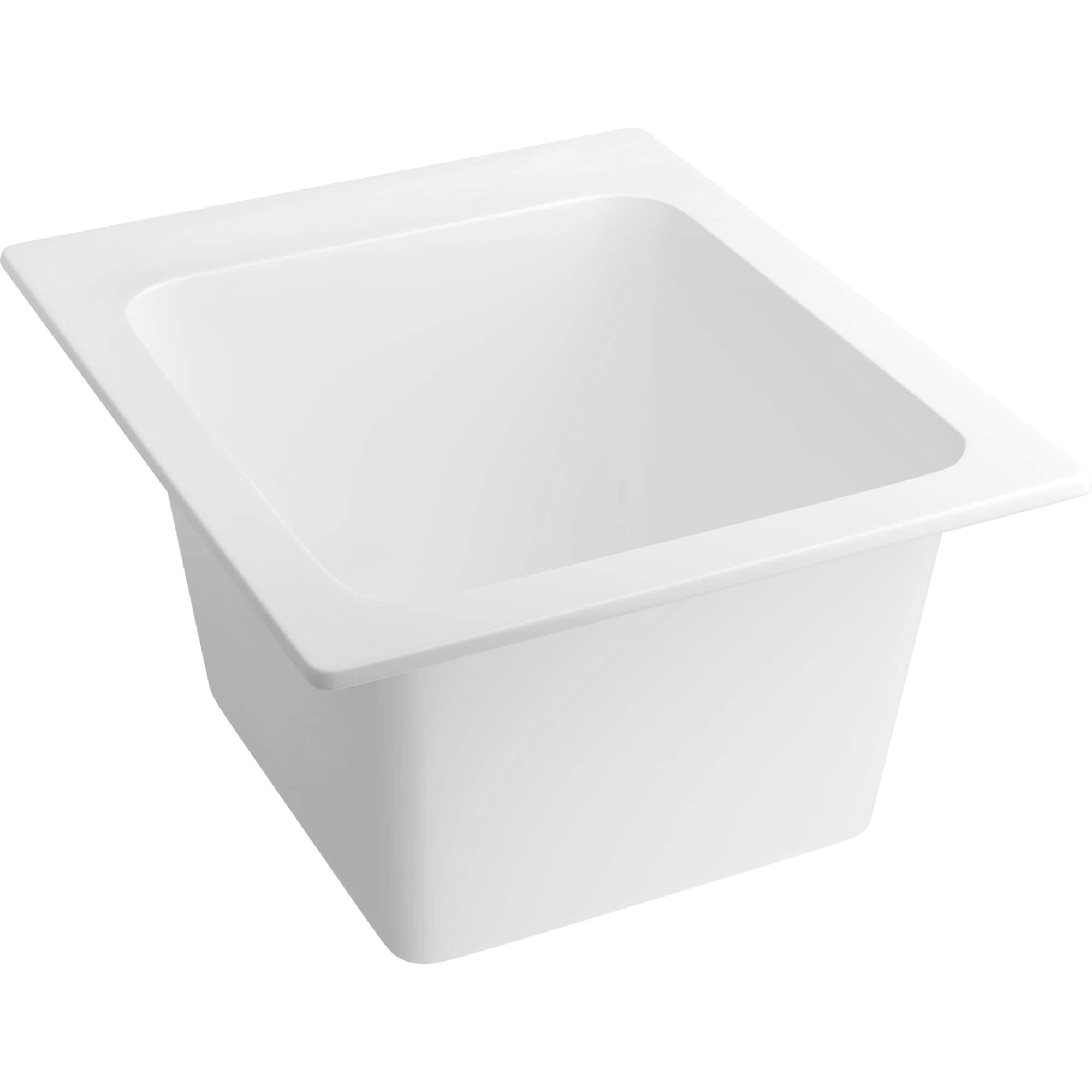 PROFLO PFLT1720D 20" Drop In Single Basin SMC Laundry Sink