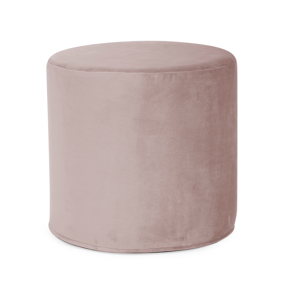 Allan Andrews No Tip Cylinder Ottoman with Cover, Bella Collection