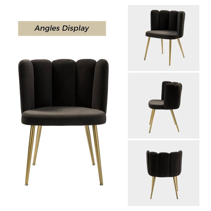 Anjela Side Chair with Tufted Back Set of 2
