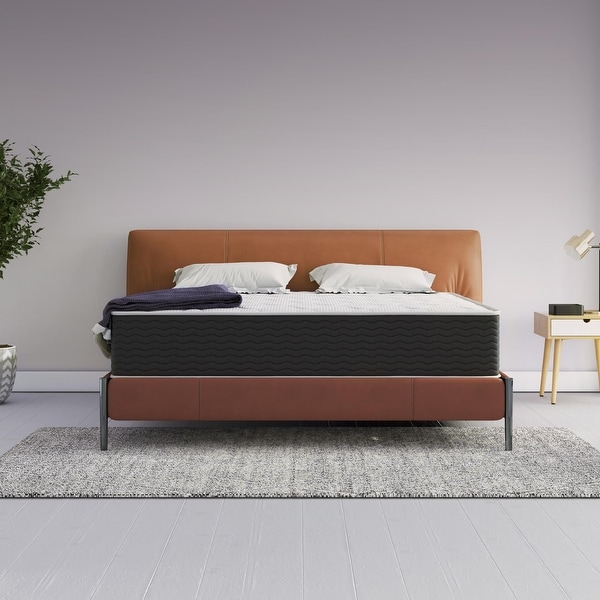 Signature Sleep Vividly 13 inch Independently Encased Coil and Charcoal Infused Memory Foam Hybrid Mattress Bed Bath Beyond 33513892