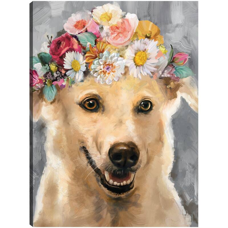 Flower Power VI By Studio Arts Canvas Art Print