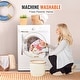 preview thumbnail 7 of 8, Multi-Color Synthetic Fiber Baby Play Mat with Anti-Slip and Machine Washable - 71” L x 59” W