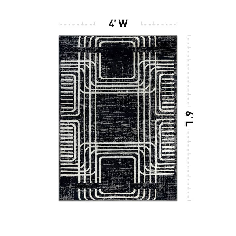 Geometric Bohemian Area Rug