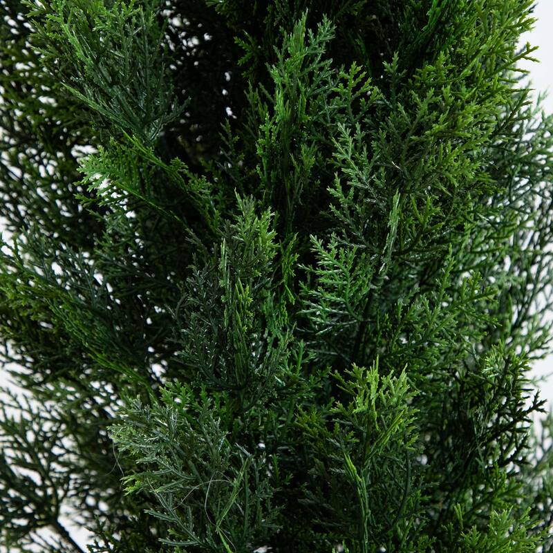 10' UV Resistant Artificial Cedar Pine Tree (Indoor/Outdoor) - Green