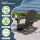 preview thumbnail 7 of 58, Laguna Kids Outdoor Poly Adirondack Rocking Chair with Side Table 3-Piece Set