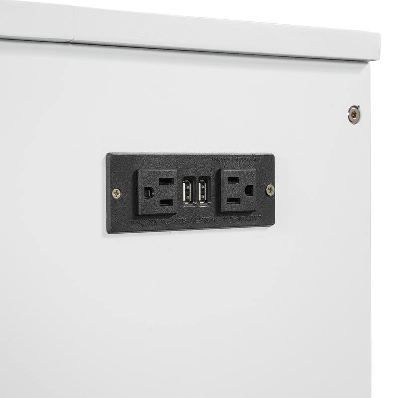 Queen Size Murphy Bed Wall Bed with drawer and a set of Sockets & USB Ports
