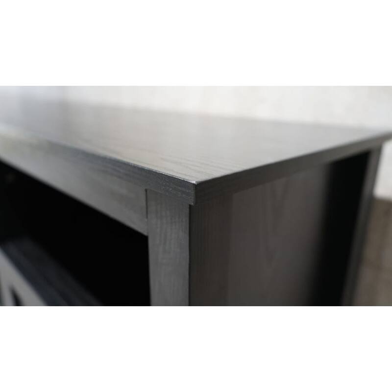 Farmhouse TV Stand Entertainment Center with Storage Cabinets for Living Room Easy Assembly - M