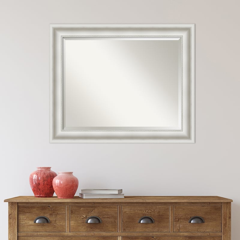 Beveled Wall Mirror - Parlor Black Frame