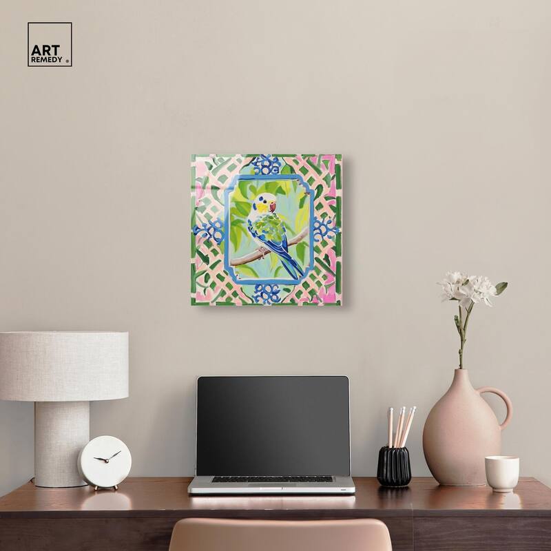 Garden Gate II Acrylic by Art Remedy, Ready to Hang