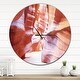 preview thumbnail 8 of 8, Designart 'Panoramic View Antelope Canyon' Oversized Modern Wall CLock