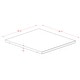 preview thumbnail 2 of 9, Palace Imports 100% Solid Wood Set of 4 Small Shelves for Family Wardrobe Armoires