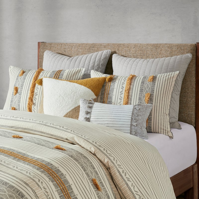 INK+IVY Cody 3 Piece Cotton Duvet Cover Set (Insert excluded)