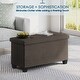 preview thumbnail 26 of 62, Nestl Storage 30-In Storage Ottoman Bench with Storage Bins for Bedroom - Folding Foot Rest Ottoman with Storage for Living Room