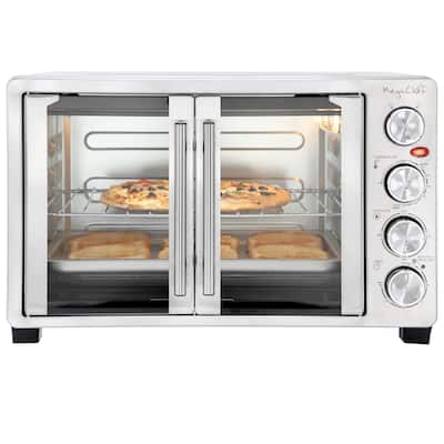 French Door Counter Top Oven and Toaster 30L with Baking Tray and Convection Rack