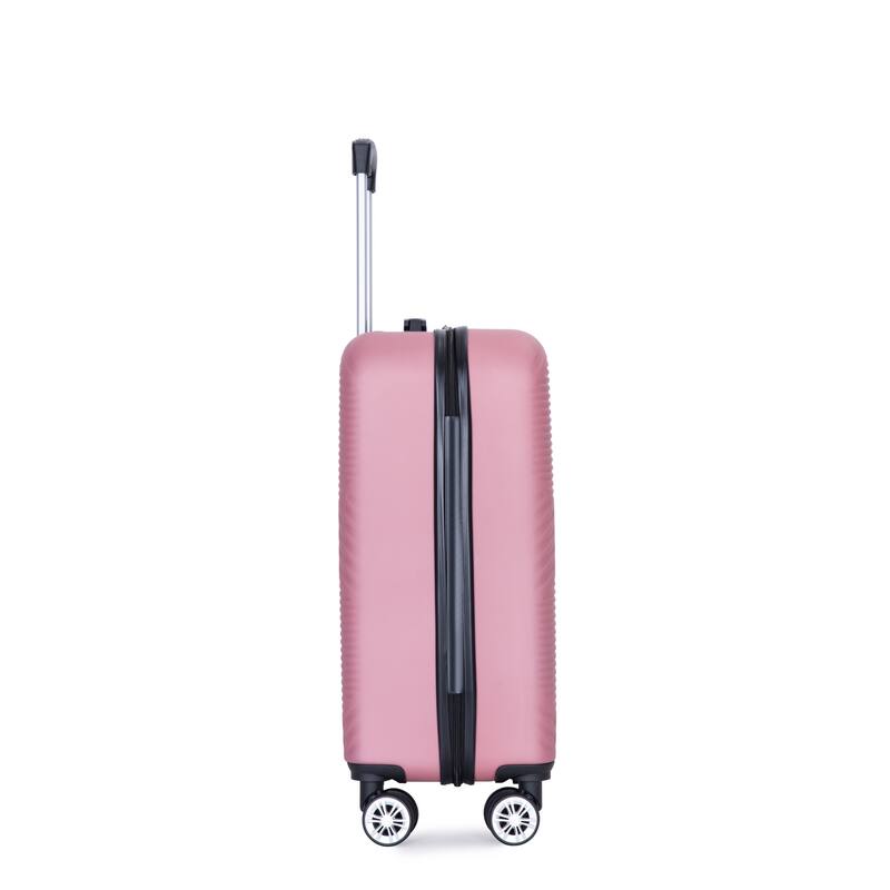 Stylish Luggage Lightweight Luggage, 4-Piece Set with Spinner Wheels and Cosmetic Case, for Boarding and Travel