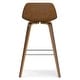 preview thumbnail 35 of 147, WYNDENHALL Cacey Mid Century Modern Bentwood Counter Height Stool (Set of 2) - 20.7'' x 21.1'' x 36.6