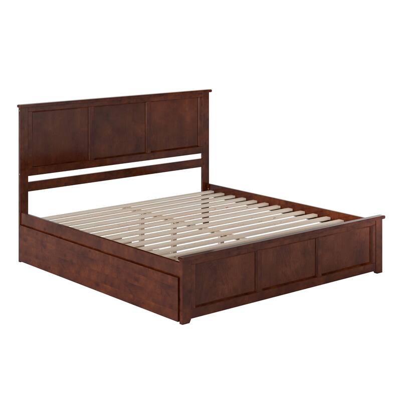 AFI Madison Platform Bed with Matching Footboard & Trundle