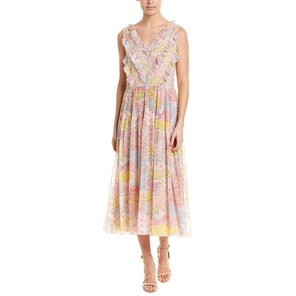 red valentino midi dress