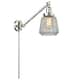 Option Satin Brushed Nickel / Clear Fluted