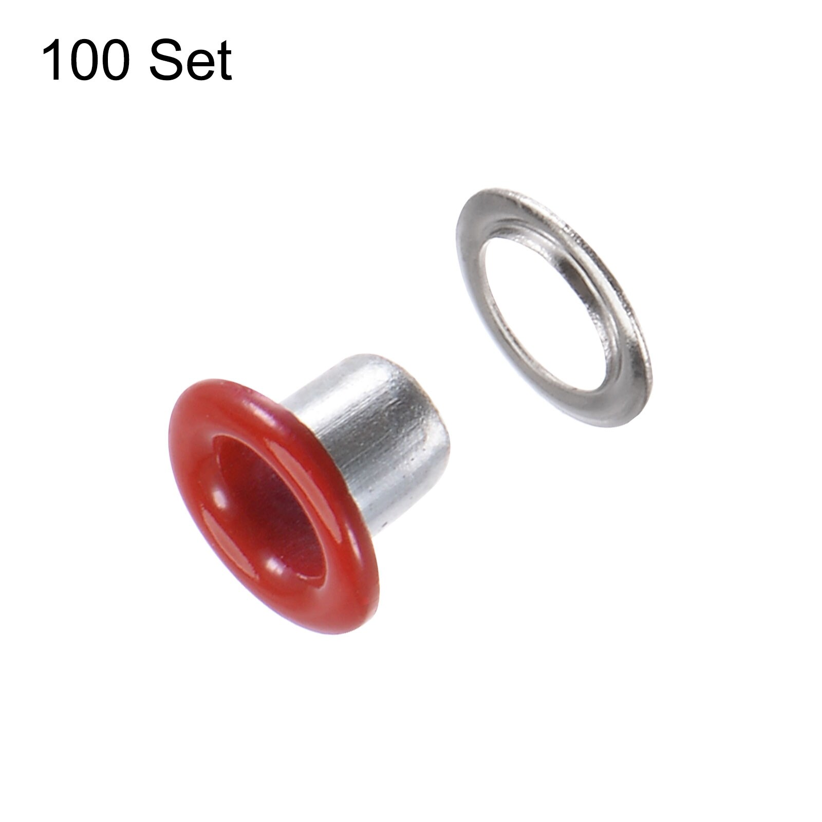 100set Grommets Kit Metal Eyelets 3mm 0.12 Grommet for Shoes Clothes, Red  - Yahoo Shopping