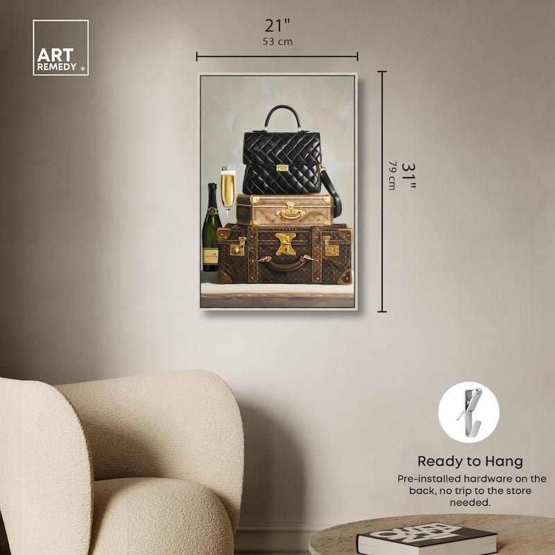 Getaway Necessities Canvas by Art Remedy