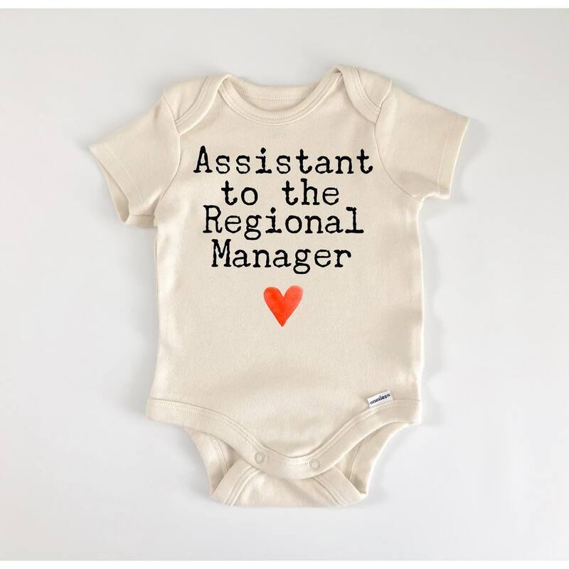Office Regional Manager Coworker - Baby Boy Girl Clothes Infant Bodysuit Funny Cute Newborn - Pink - 0-3M