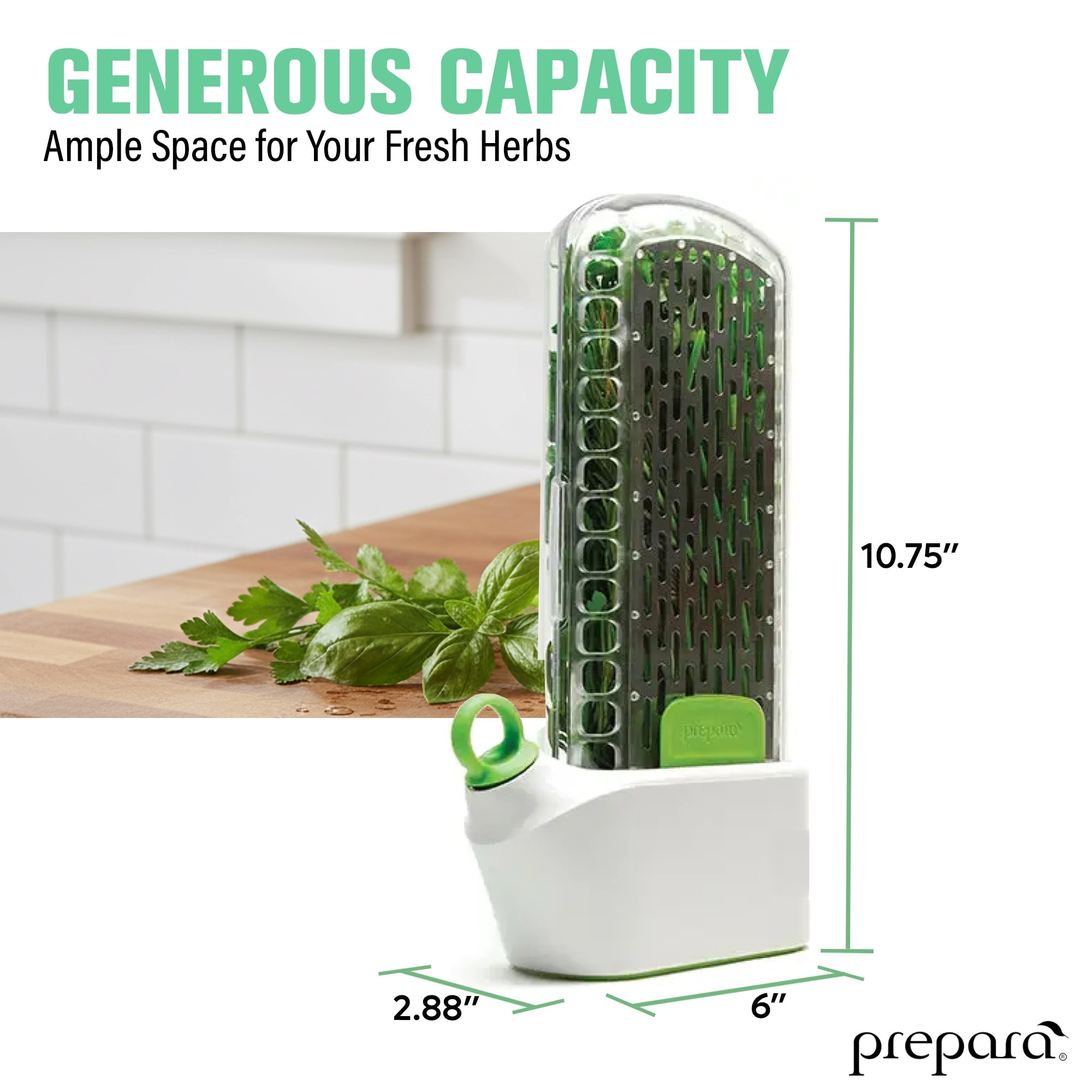 Prepara Herb Savor Eco Fresh Herb Keeper - Thumbnail 5