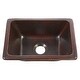preview thumbnail 2 of 6, Hawking 12" Dual Flex Bathroom Sink in Copper