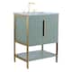 Option Mint Green - Satin Brass Hardware