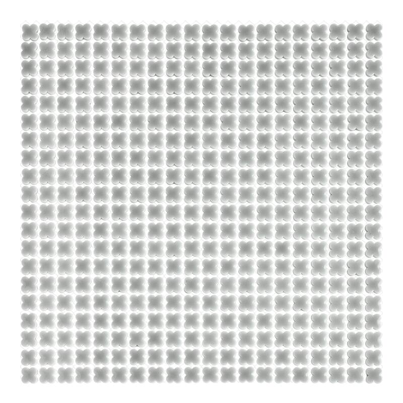 Merola Tile Fioretti Glossy Grey 12" x 12" Porcelain Floor and Wall Tile