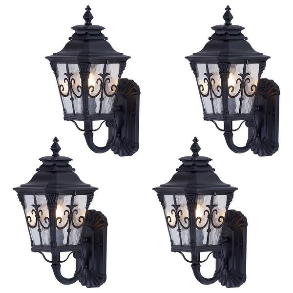 Shop Costway Outdoor Garages Front Porch Light Exterior Wall Light