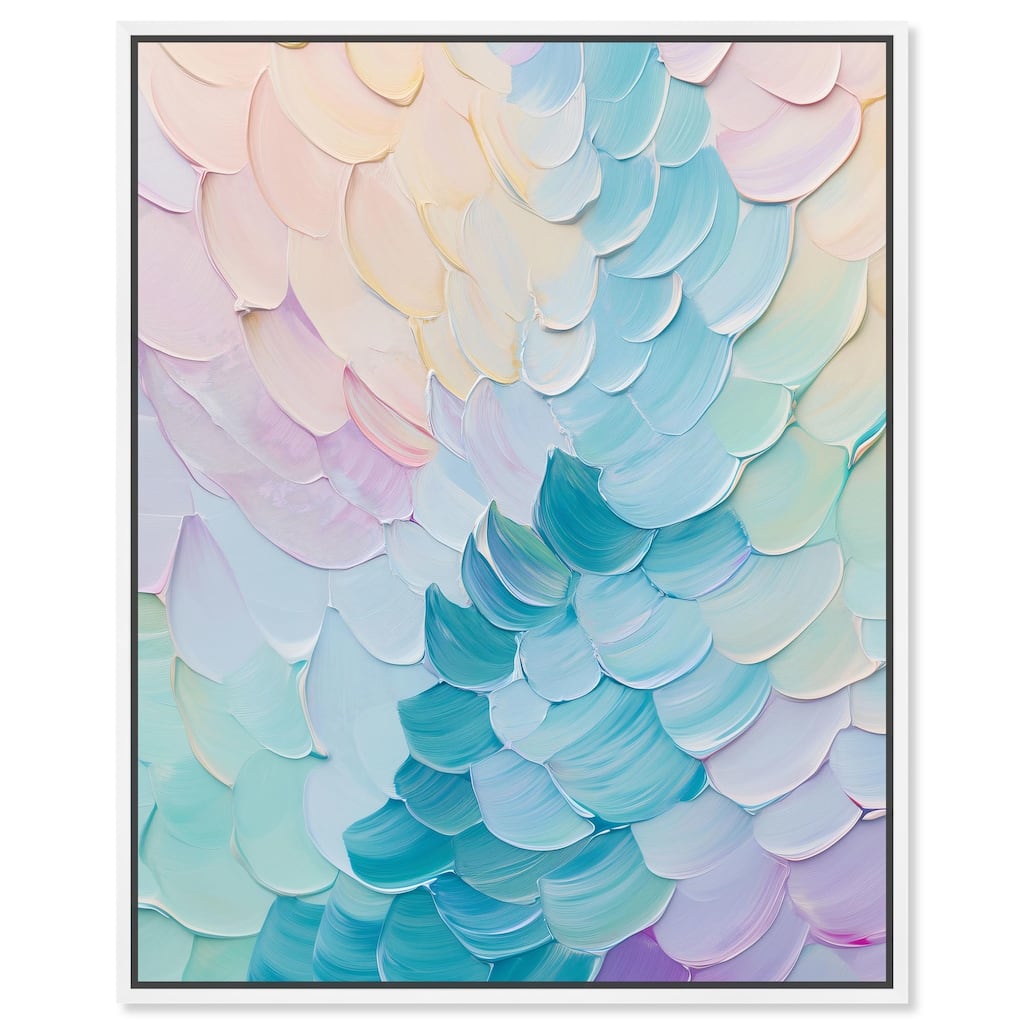 Mermaid Scales Canvas by Art Remedy