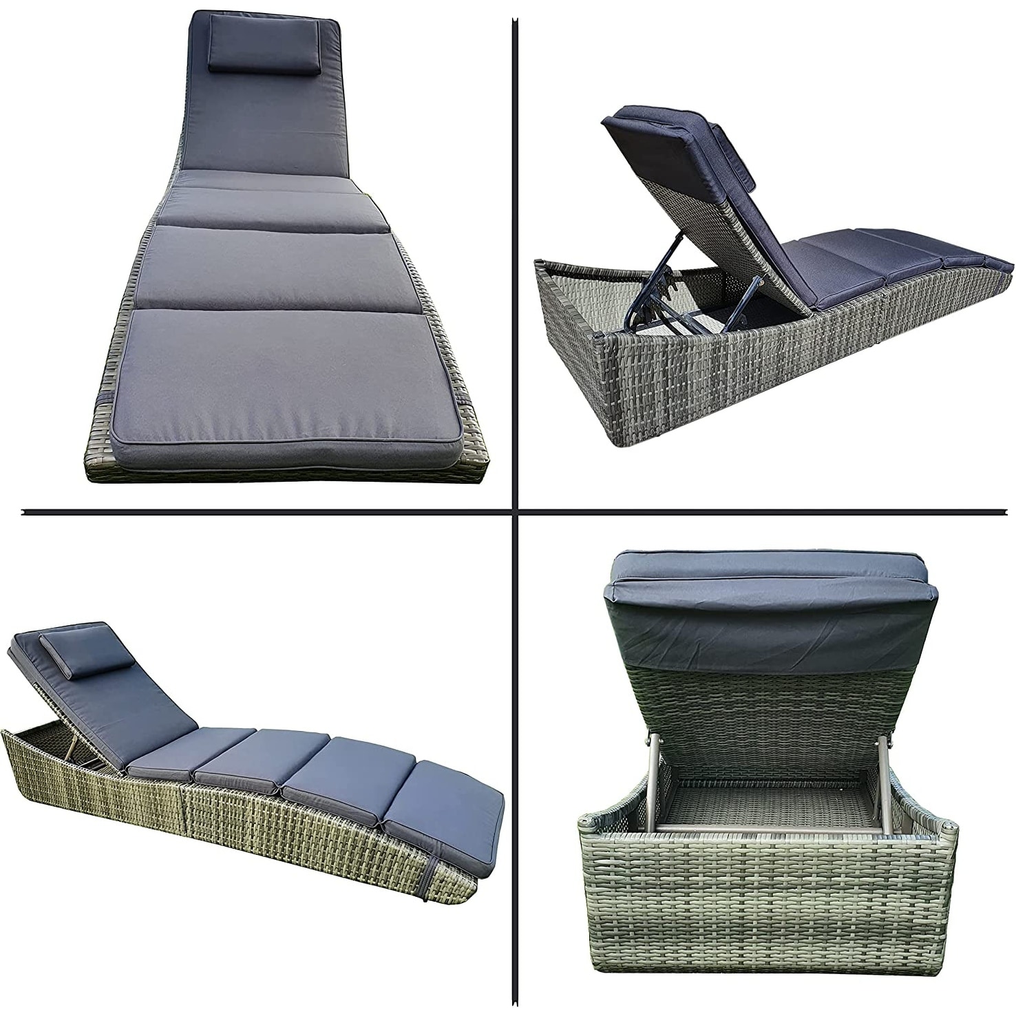 Fold away lounger best sale