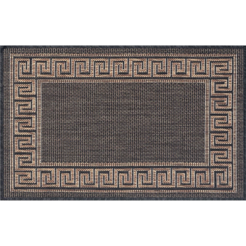 Exo Coastal Border Indoor/Outdoor Area Rug