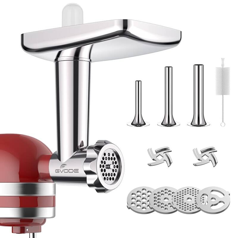 Stainless Steel Food Grinder Attachment fit KitchenAid Stand Mixers