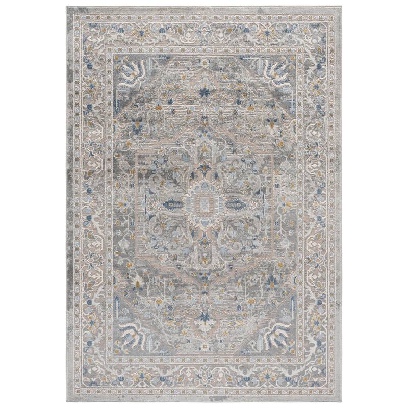 SAFAVIEH Palma Khatuna Medallion Area Rug - Grey - 5'3" x 7'6"