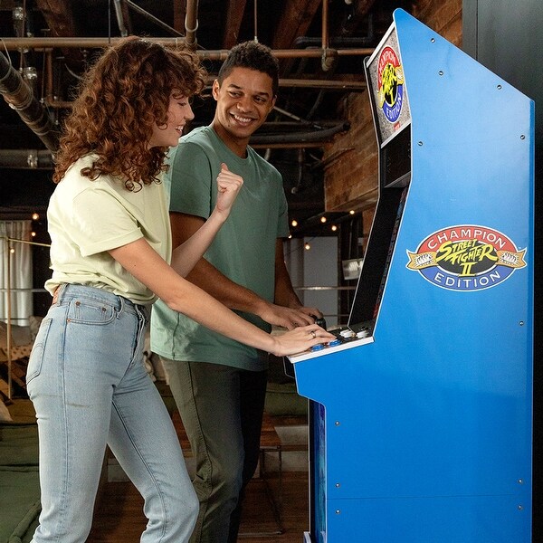 Arcade1Up Street Fighter II Champion Edition Big Blue Cabinet