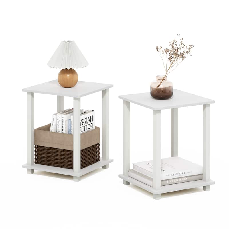 Furinno Simplistic End Table, Set of Two,