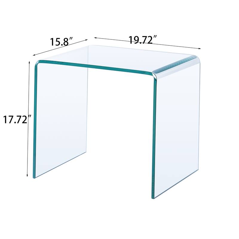 Tempered Glass End Table Bed Bath & Beyond 36102236
