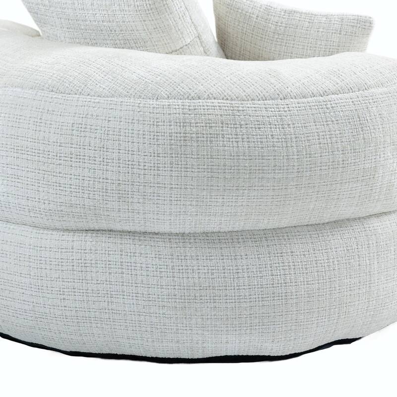 Durable Lazy Sofa Comfort Lounger, High Back Bean Bag Couch with 3 Pillows