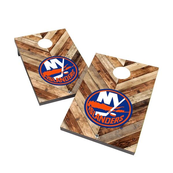 slide 2 of 5, New York Islanders 2x4 NHL Cornhole Bag Toss Include Carry Case