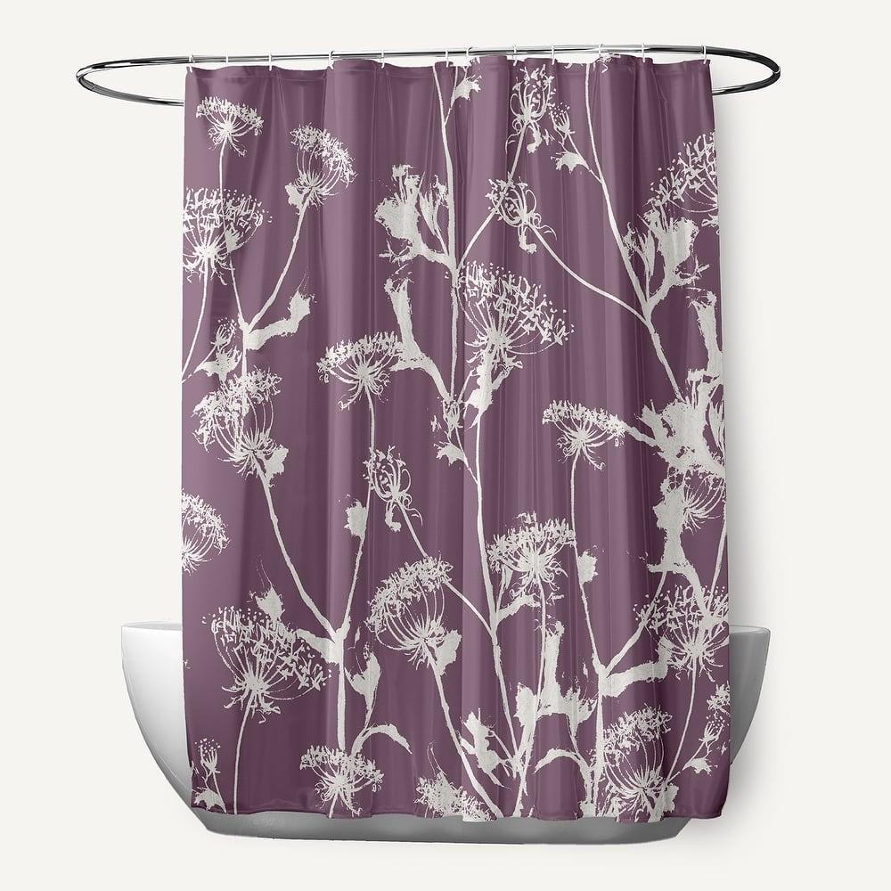 Windy Blossom Shower Curtain