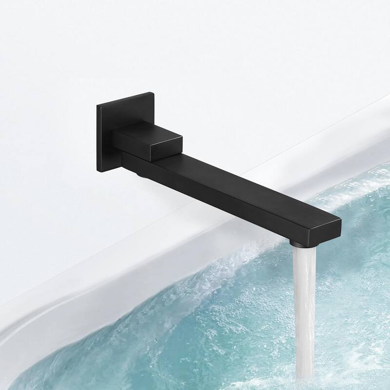 Folding Tub Spout, 180° Swivel Wall Mounted Bathroom Bathtub Tub Spout