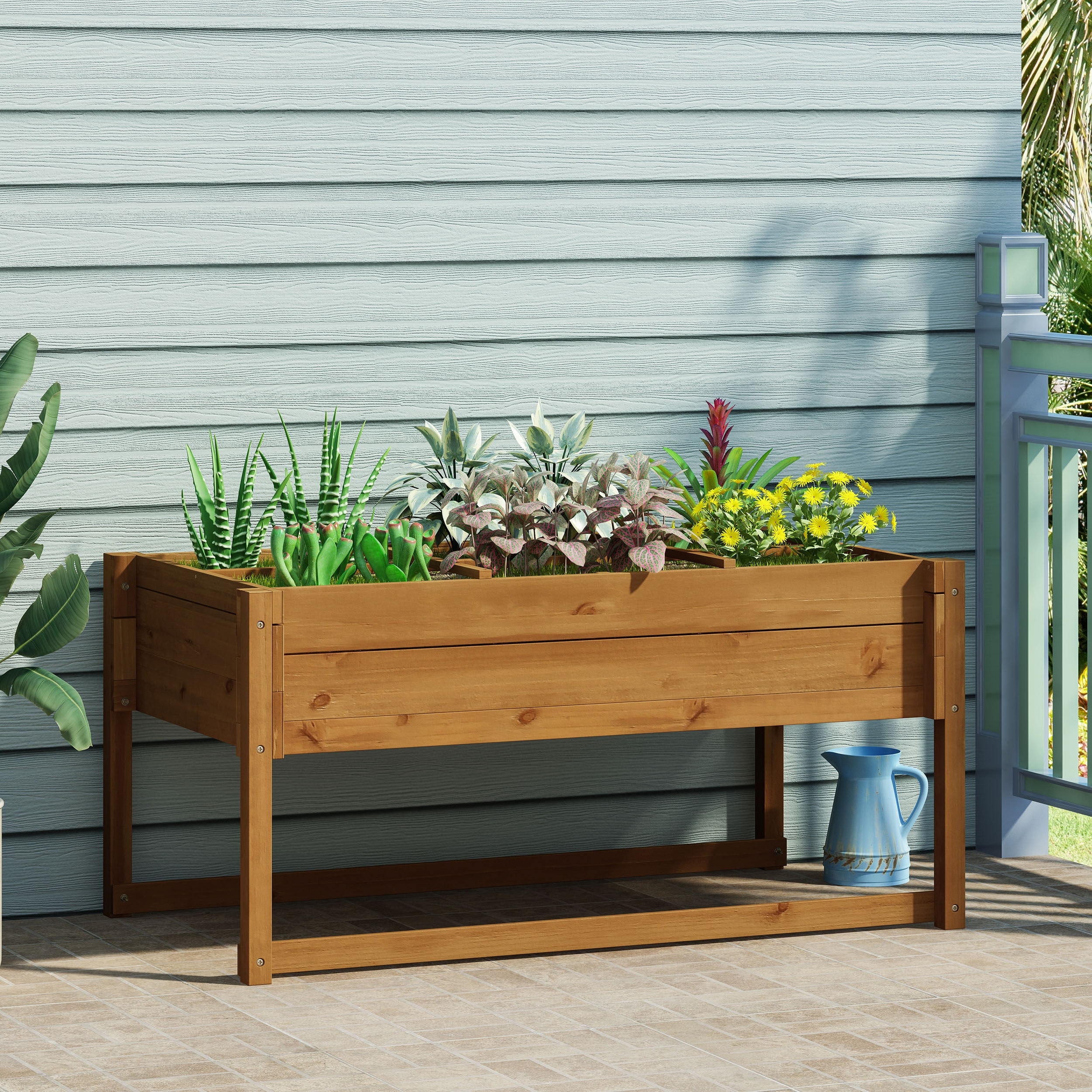 Robin Outdoor Firwood Outdoor Planter by Christopher Knight Home - Sale -
