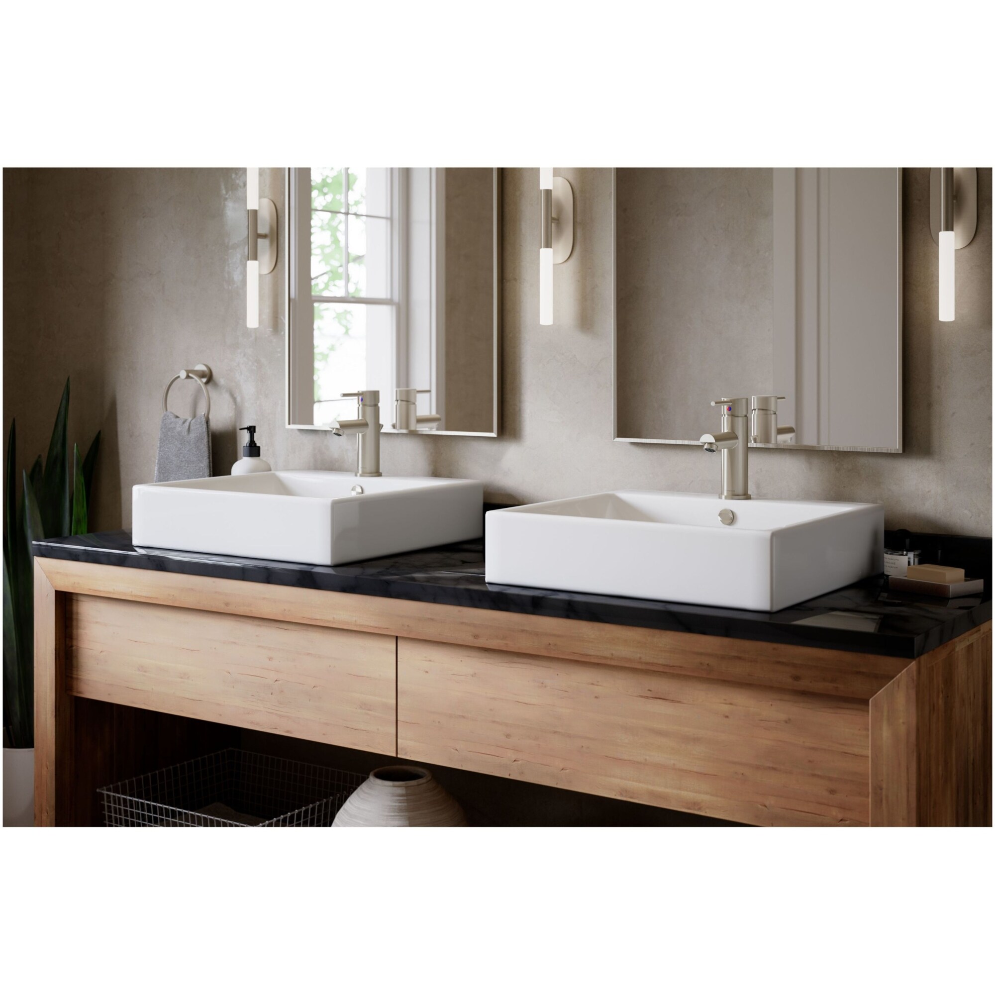 thumbnail image 2 of Dia Single-Hole Single-Handle Bathroom Faucet With Push Large Polished Chrome 2 of 11