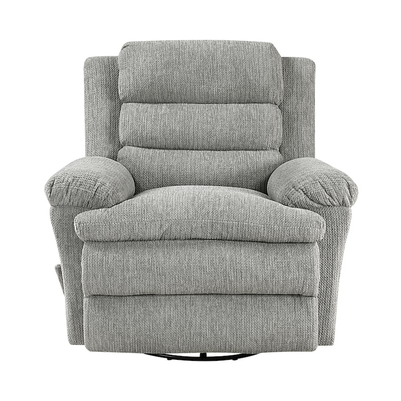 Sofiane Microfiber Swivel Glider Manual Reclining Chair