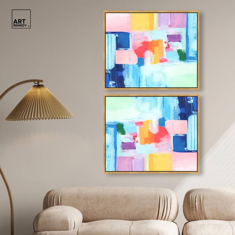 Navy Red Hustle Sneaker Canvas by Art Remedy