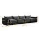 preview thumbnail 10 of 18, Minimalist Chenille Modular Sofas Couches