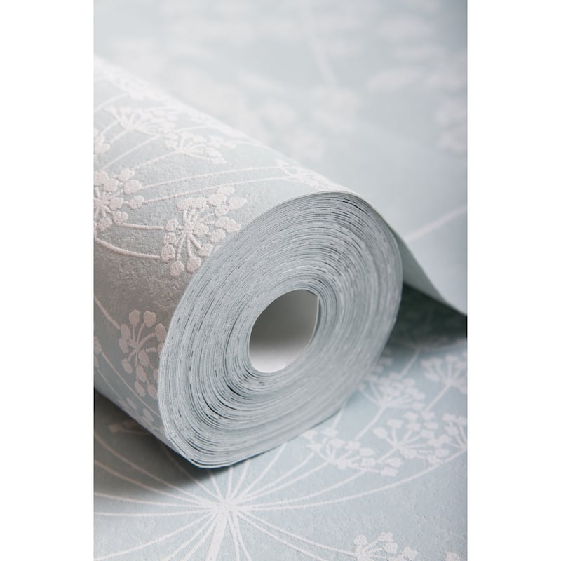 Graham & Brown Aura Blue Wallpaper - 20.5 X 396